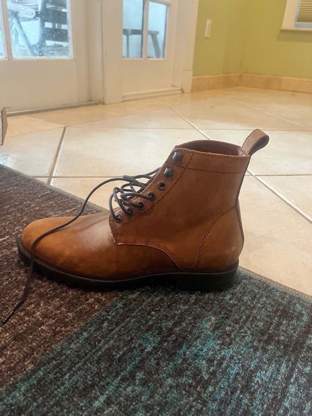 Patina London Boot Leather Lace-Up - Picture 5 of 6